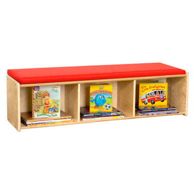 Contender Bookshelf with Storage Bench