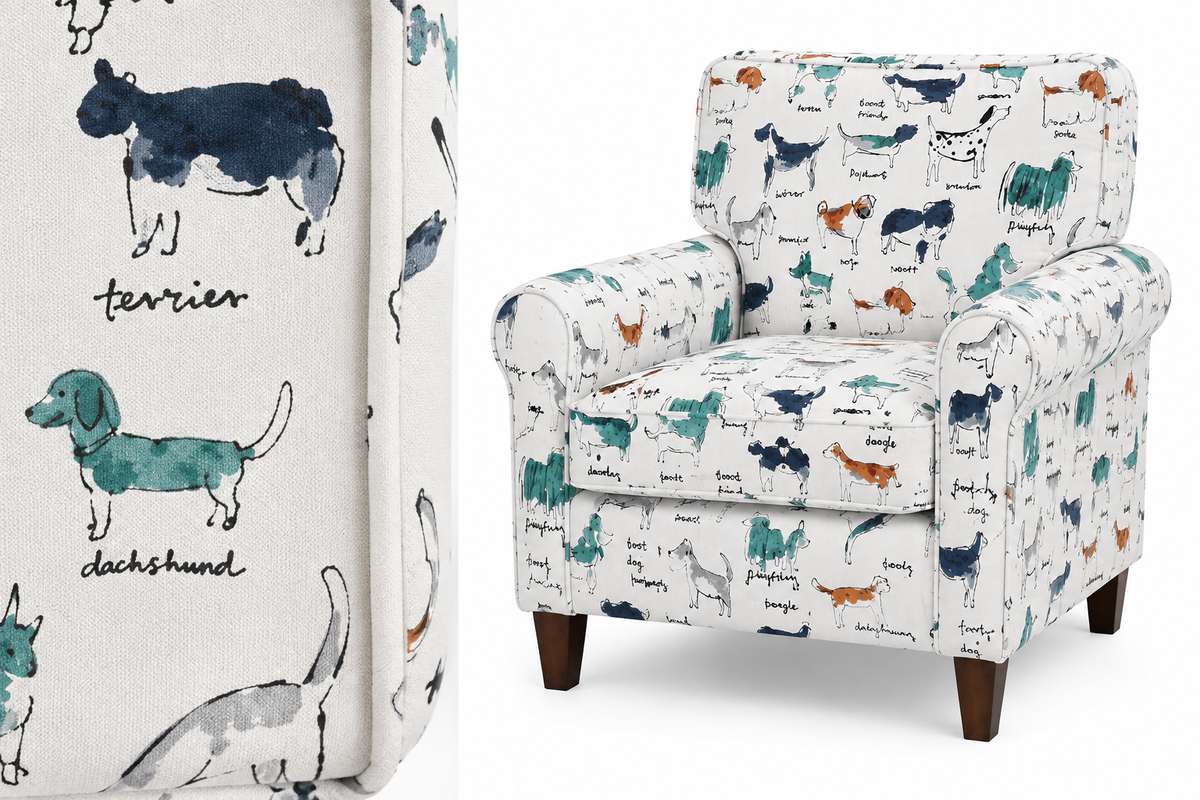 Baxter Puppy Upholstered Classic Accent Chair