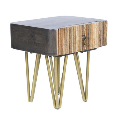 Night Stand with Hairpin Legs