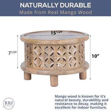 Antique Style Round Side Table