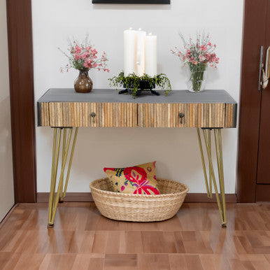 Writing Desk with Hairpin Legs