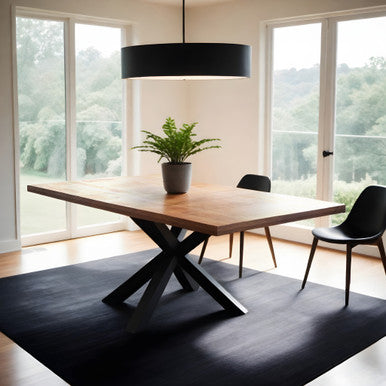 Dining Table with Spider Base - 40x80