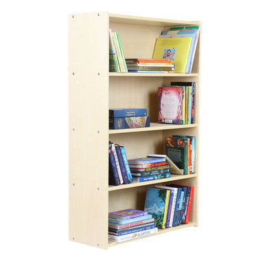 RRI Goods 100% Birch Plywood 48" Bookshelf with 4 shelves