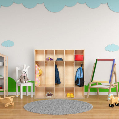 RRI Goods 5 Section Montessori Coat Locker