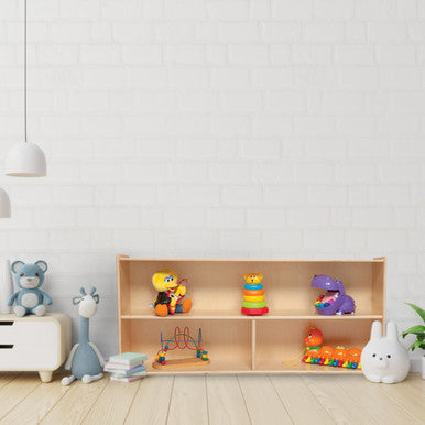 RRI Goods 2-Shelf Kids Bookshelf & Toy Storage Organizer