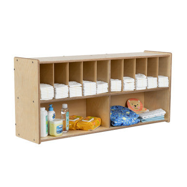 RRI Goods Diaper Storage Organizer, Wall Mount Diaper Caddy