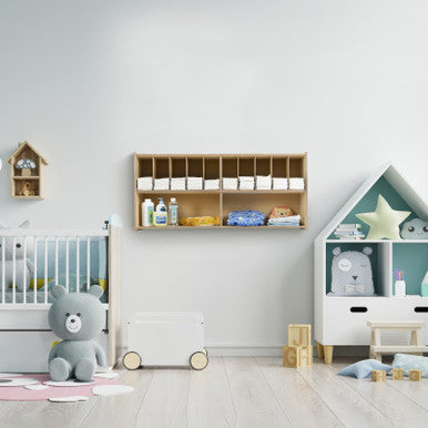 RRI Goods Diaper Storage Organizer, Wall Mount Diaper Caddy