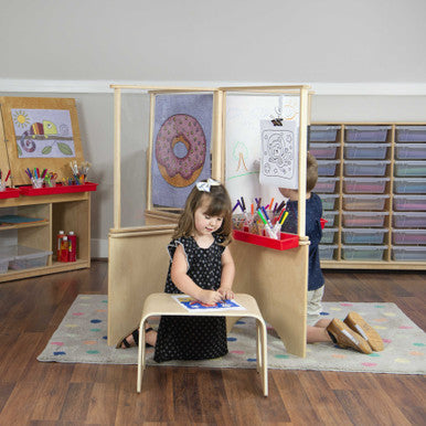 RRIGoods 18"W Floor Table, Portable Lap Desk For Kids by RRI Goods Education Furniture