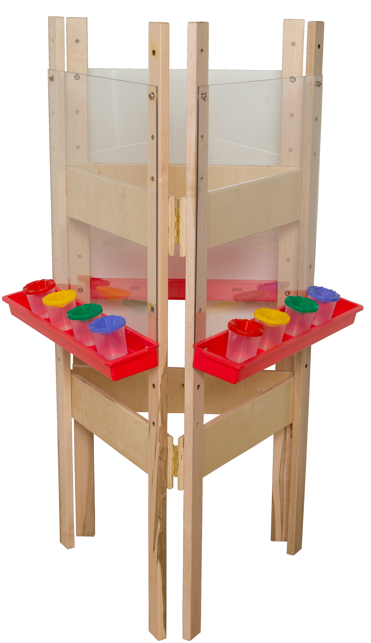 3-Sided Adjustable Easel with Acrylic