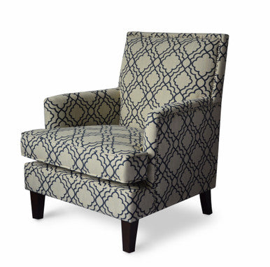 Asbrey Geometric Upholstered Accent Chair