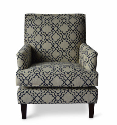 Asbrey Geometric Upholstered Accent Chair