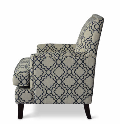 Asbrey Geometric Upholstered Accent Chair