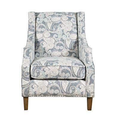 Westerly Transitional Upholstered Accent Chair with Nailhead Trim