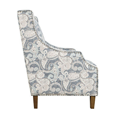 Westerly Transitional Upholstered Accent Chair with Nailhead Trim