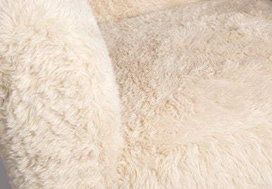 Cuddly Luxury Plush Faux Fur Upholstered Swivel Accent Chair