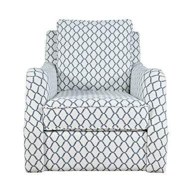 Eastview Contemporary Upholstered Swivel Accent Chair
