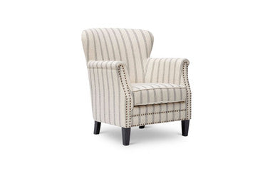Layla Classic Upholstered Accent Chair with Nail head Trim