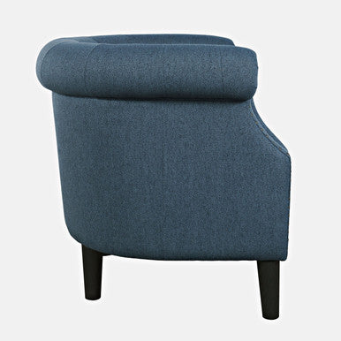 Lily Upholstered Barrel Accent Chair