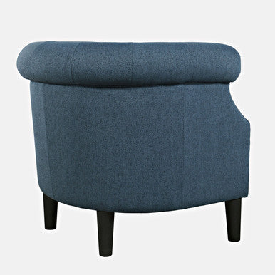 Lily Upholstered Barrel Accent Chair