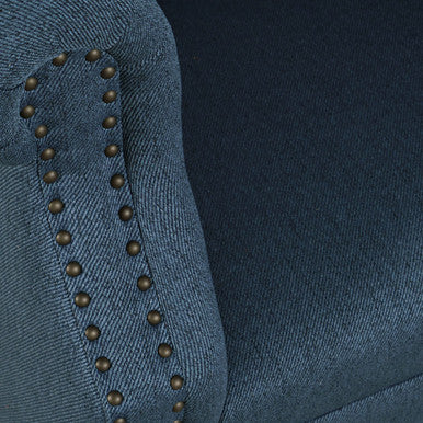 Lily Upholstered Barrel Accent Chair