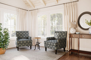 Asbrey Geometric Upholstered Accent Chair