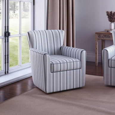 Bailey Contemporary Traditional Swivel Accent Chair