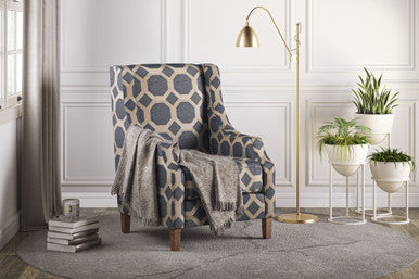 Sanders Luxury Accent Upholstered Accent Chair