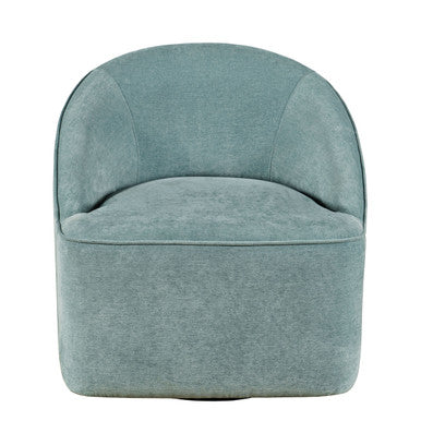 Lulu Mid-Century Modern Upholstered Swivel Accent Chair