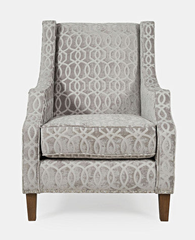 Quinn Upholstered Accent Chair with Nailhead Trim