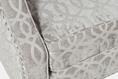 Quinn Upholstered Accent Chair with Nailhead Trim