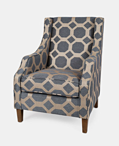 Sanders Luxury Accent Upholstered Accent Chair