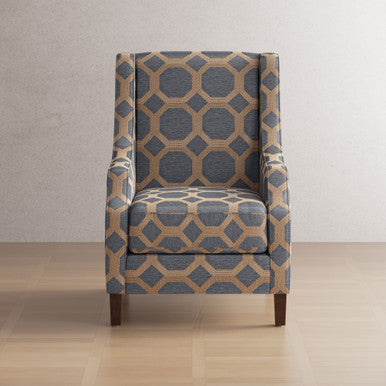 Sanders Luxury Accent Upholstered Accent Chair