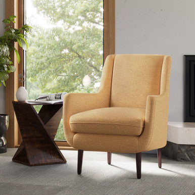 Milo Mid-Century Modern Upholstered Accent Chair