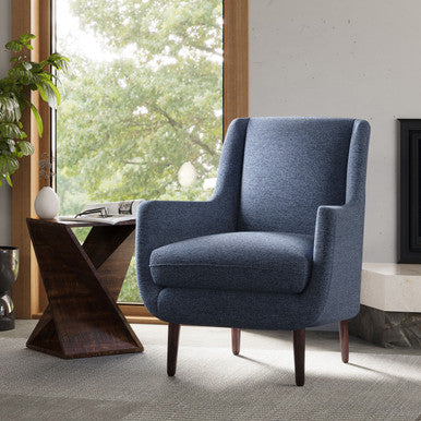 Milo Mid-Century Modern Upholstered Accent Chair