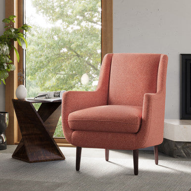 Milo Mid-Century Modern Upholstered Accent Chair