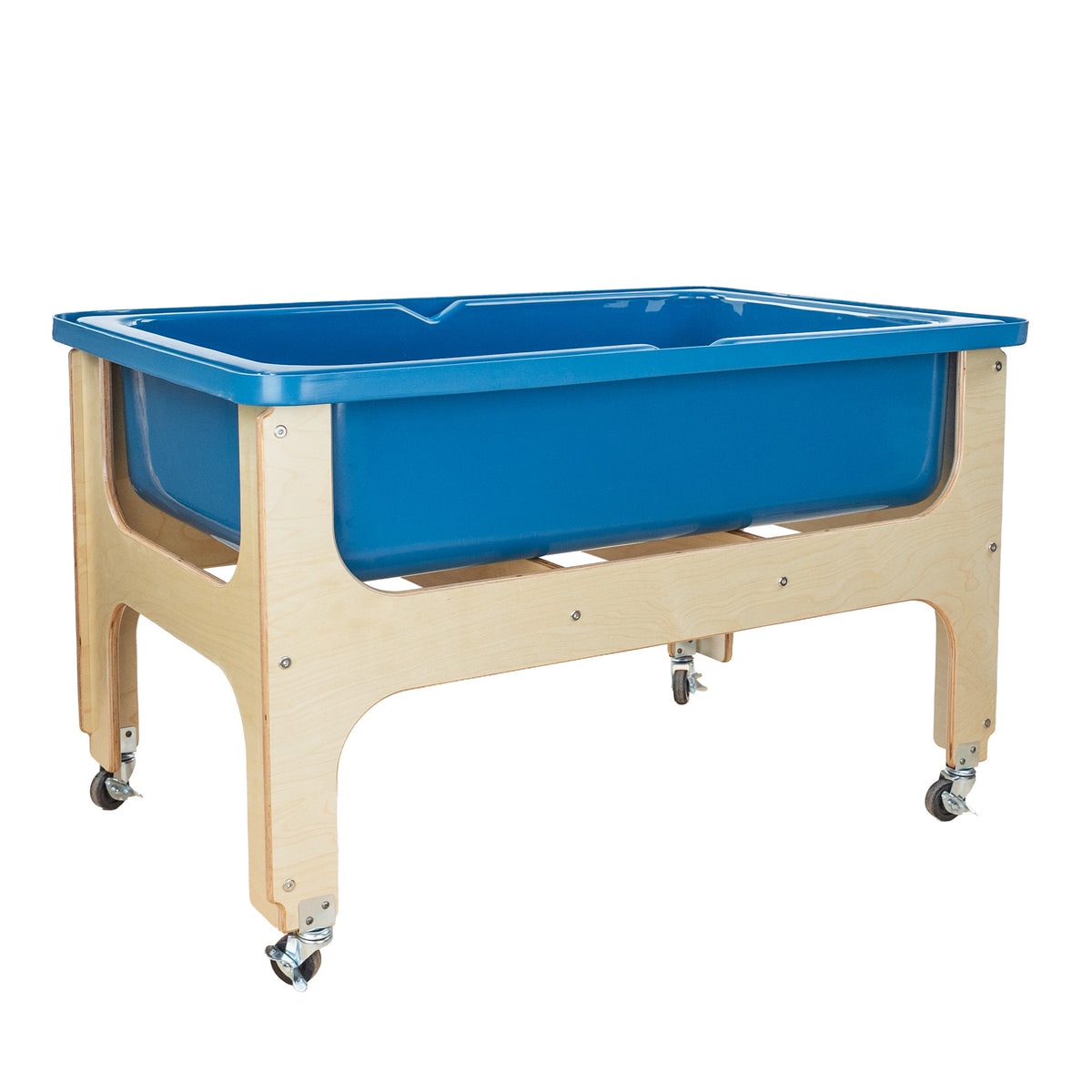 Sand & Water Sensory Table With Lid – Birch Plywood, 9" Deep Tub