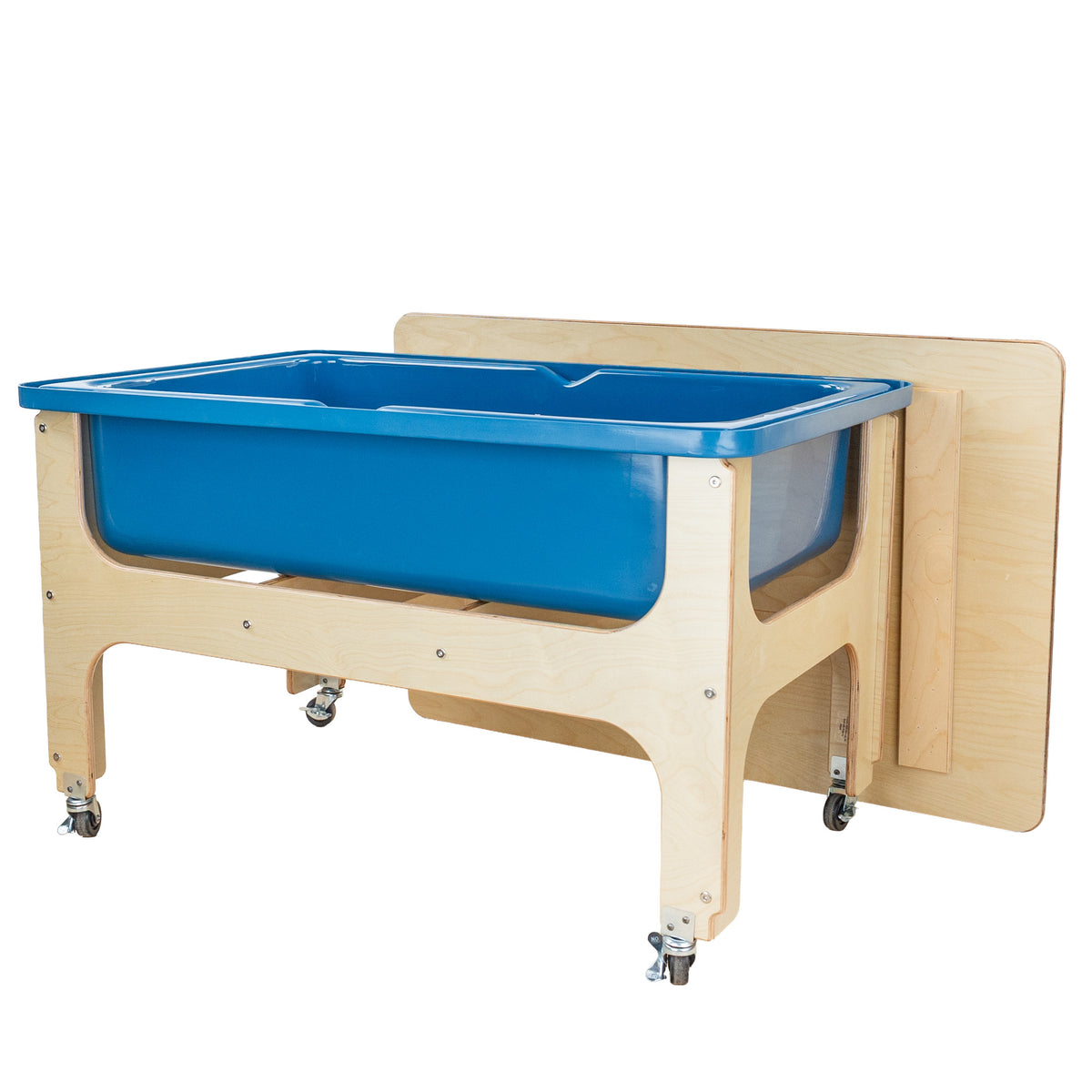 Sand & Water Sensory Table With Lid – Birch Plywood, 9" Deep Tub