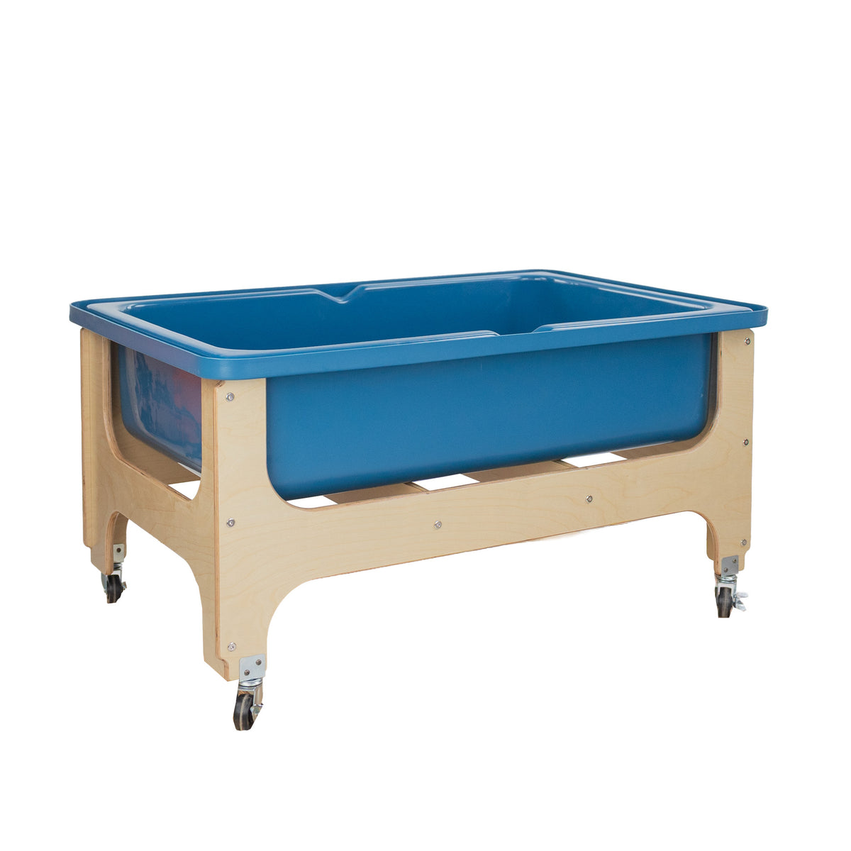Deluxe Tot Size Sand & Water Table with Lid - Blue Tub