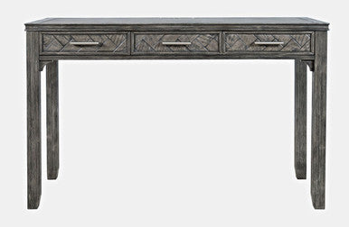 Urban Mid-Century Modern Chevron USB Charging Desk