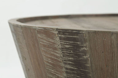 Riddle Modern Distressed Solid Acacia Coffee Table