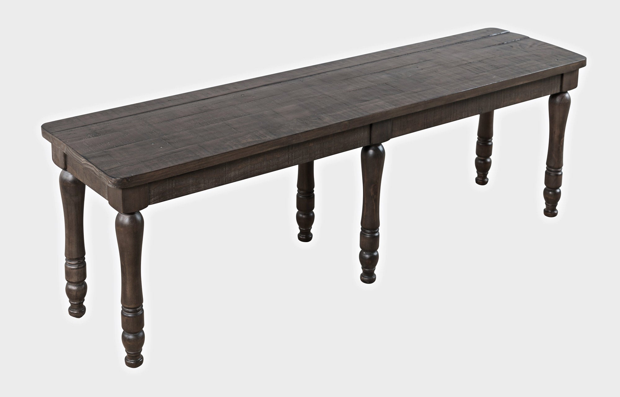 54" Rustic Reclaimed Pine Dining Bench
