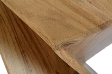 World Vault Solid Mango Wood Angled Jasper Table