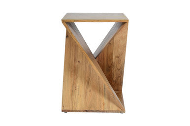 World Vault Solid Mango Wood Angled Jasper Table