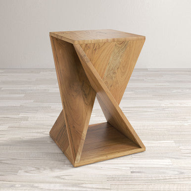 World Vault Solid Mango Wood Angled Jasper Table