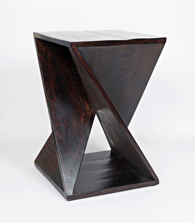 World Vault Solid Mango Wood Angled Jasper Table