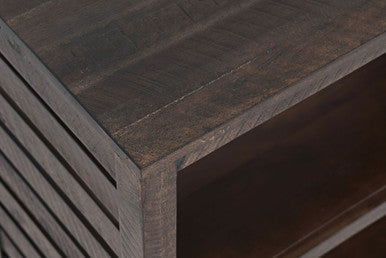 Brooks Clark Handcrafted Distressed Wood Bookcase