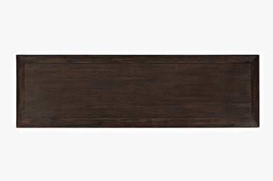 Urban Mid-Century Chevron Three-Door 60" Accent Cabinet