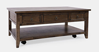 Urban Mission Style Lift-Top Coffee Table