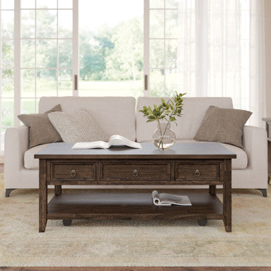 Urban Mission Style Lift-Top Coffee Table