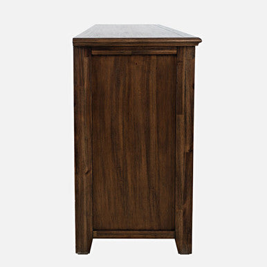 Urban 60" Storage Console TV Stand with Electric Fireplace